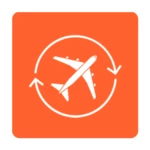 cheap flights &low cost flight android application logo